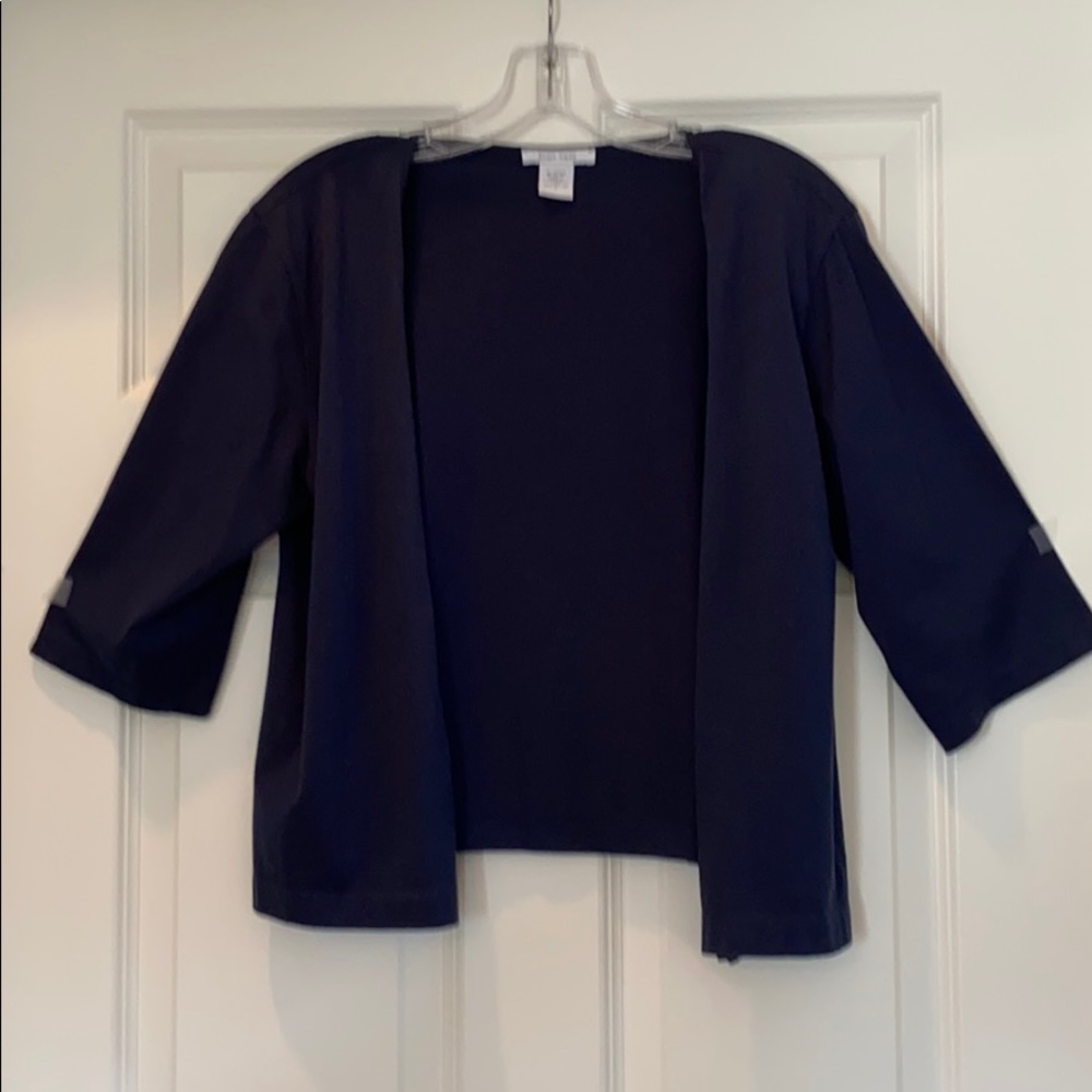 Joan Vass 3/4 Sleeve Jacket